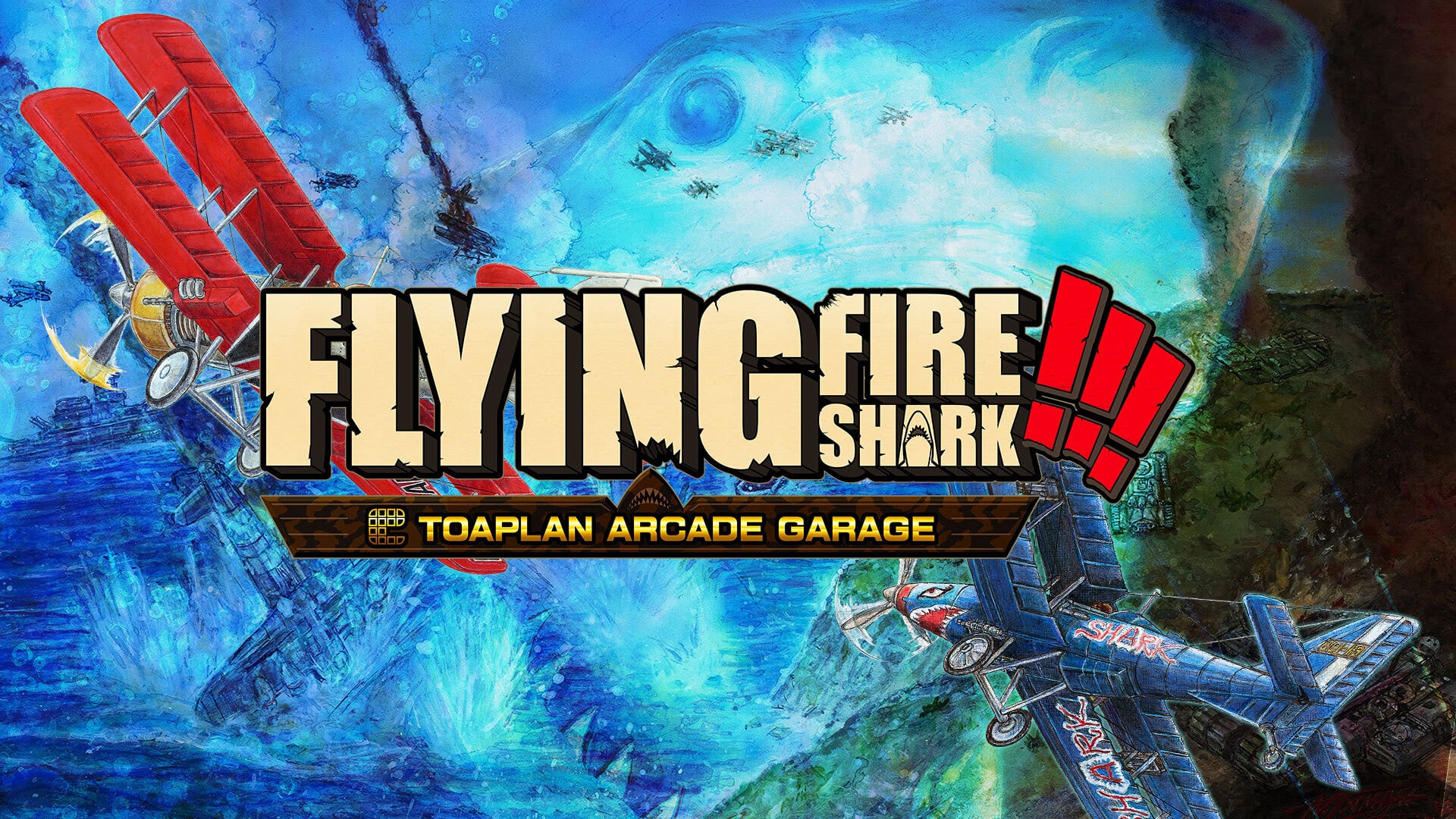 Flying Fire Shark!!!: 토아플란 아케이드 차고(Toaplan Arcade Garage)가 8월 29일 서쪽으로 출시됩니다