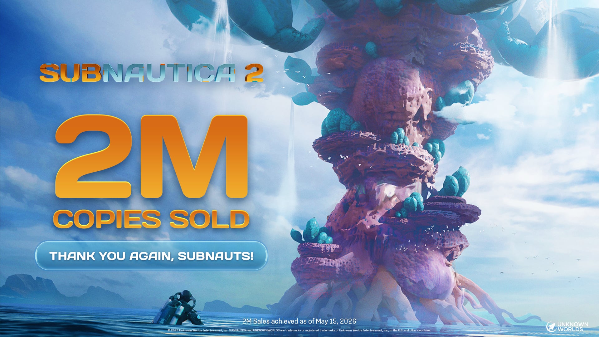 Subnautica 2 Early Access 판매 12시간 만에 200만 달러 돌파
