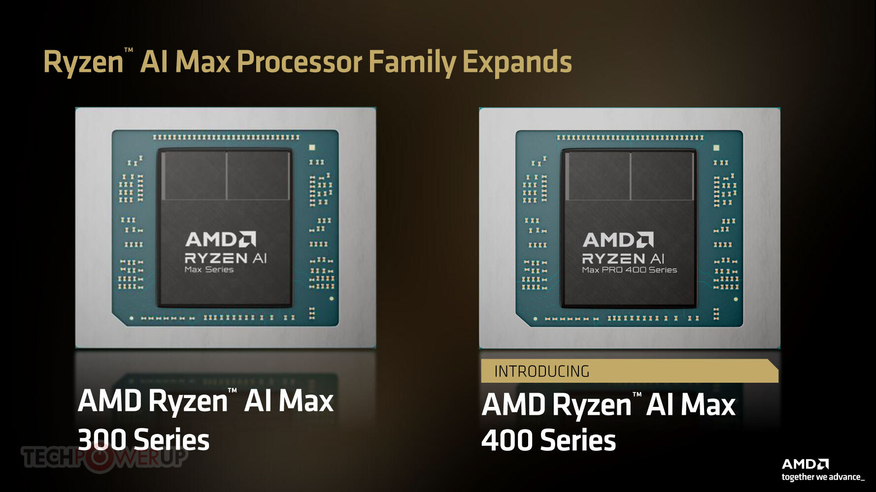 AMD, Ryzen AI Max 400 시리즈 프로세서 출시: "Strix Halo"에 메모리 업그레이드 제공