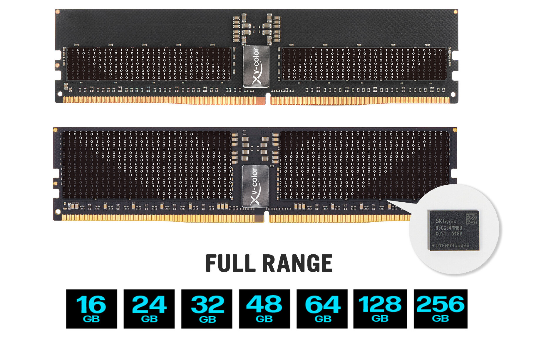 (보도자료) 브이컬러, 5세대 JEDEC 8000MT/s 1.1V RDIMM 출시... W890에서 DDR5-9600 오버클럭 달성