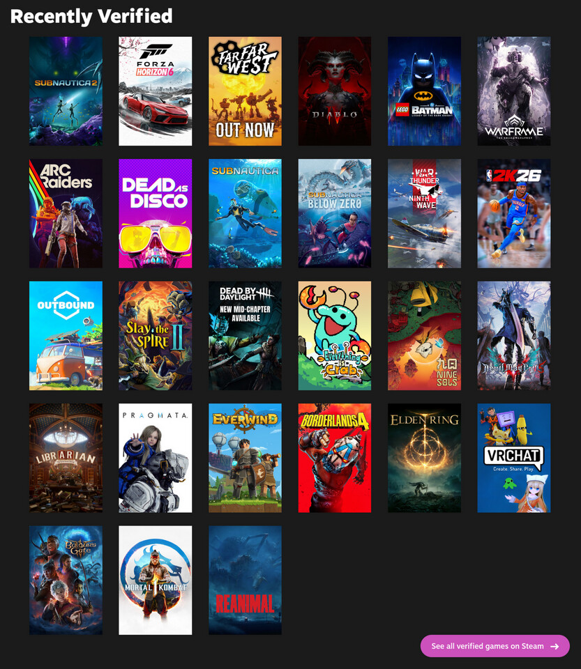 Subnautica 2 및 Forza Horizon 6는 출시에 앞서 Steam Deck 검증 상태를 얻습니다.
