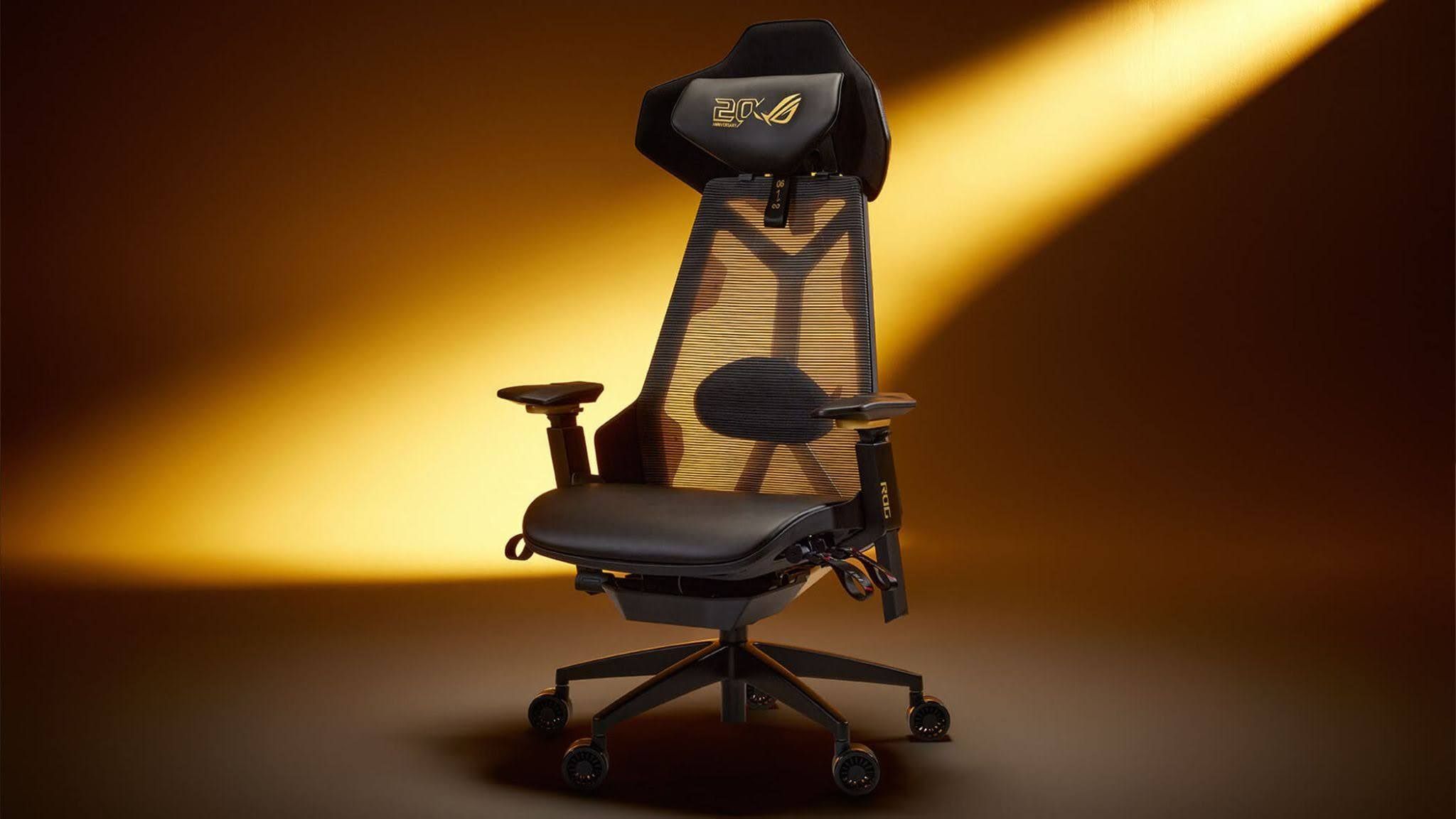 ASUS ROG, 20주년 기념 골드 에디션 게이밍 의자와 백팩 공개