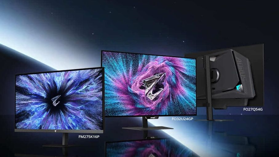 기가바이트, 480Hz 4K OLED와 5K Mini LED 게이밍 모니터 공개
