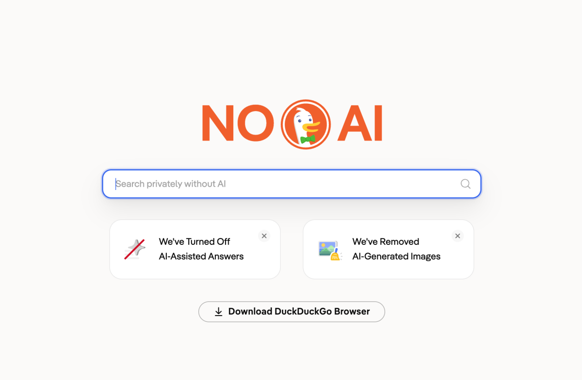 AI 없는 검색 경험 강화한 덕덕고, 트래픽 급증에 브라우저 확장 기능 출시